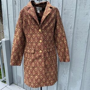 Tower Hill Collection Jacket w/Paisley Pattern (Size 10)